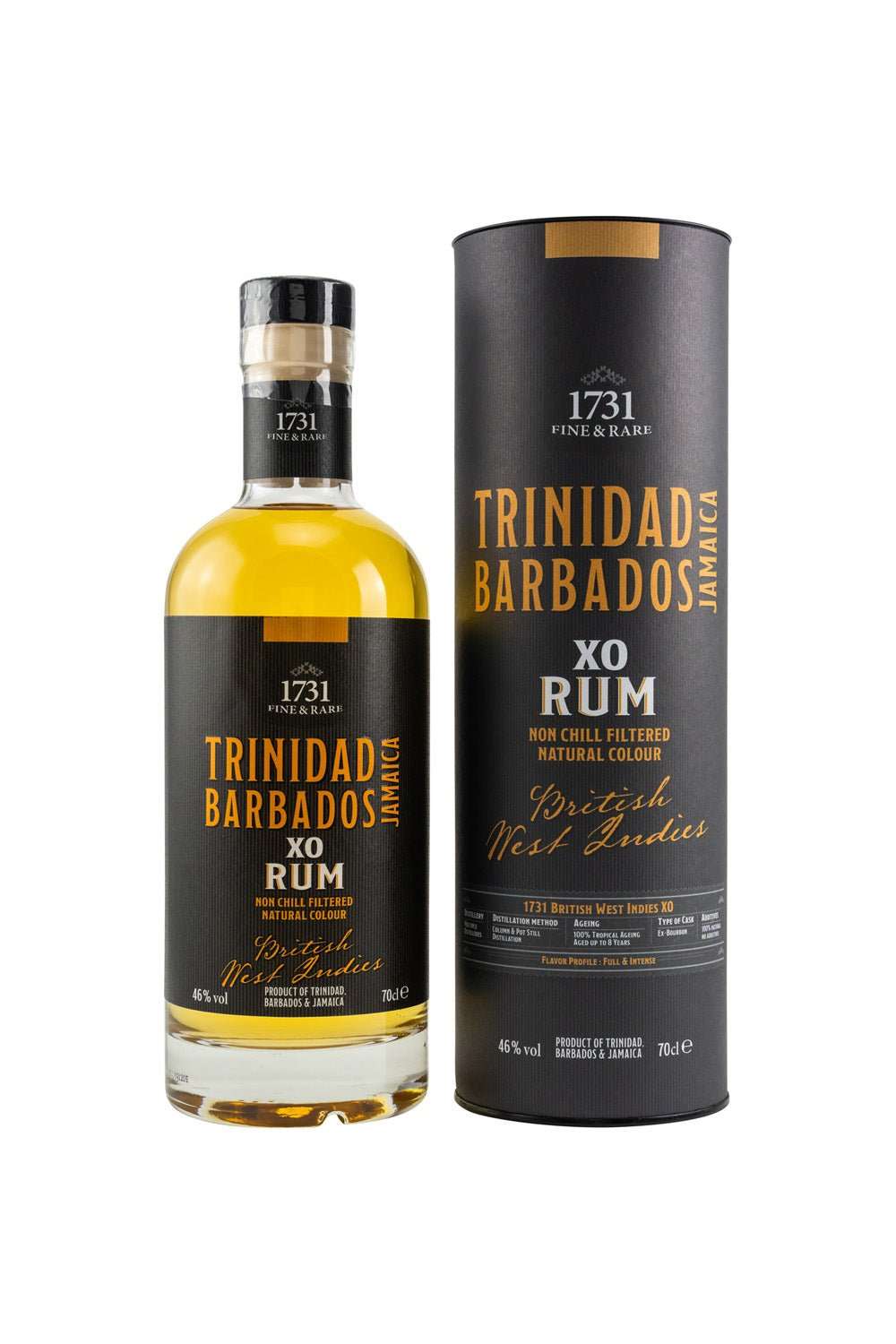 1731 Fine & Rare British West Indies XO Rum 46% vol. 700ml 1 - Maltimore - Premium Whisky Onlineshop