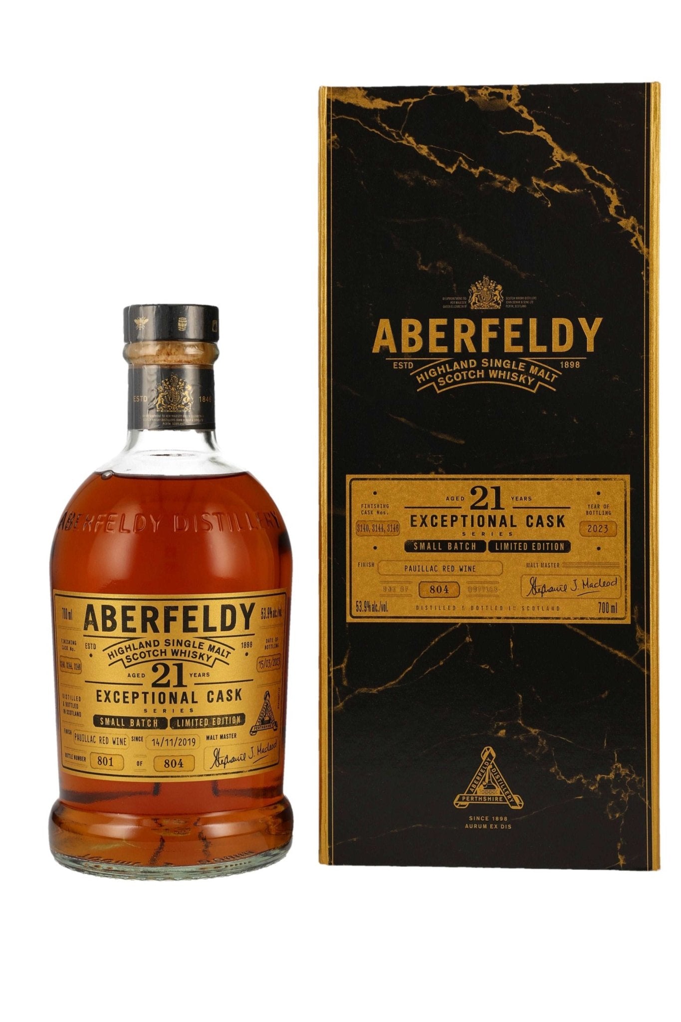 Aberfeldy 2001 21 Jahre Exceptional Cask for Germany Pauillac Redwine Cask 53,9% vol. 700ml 1 - Maltimore - Premium Whisky Onlineshop