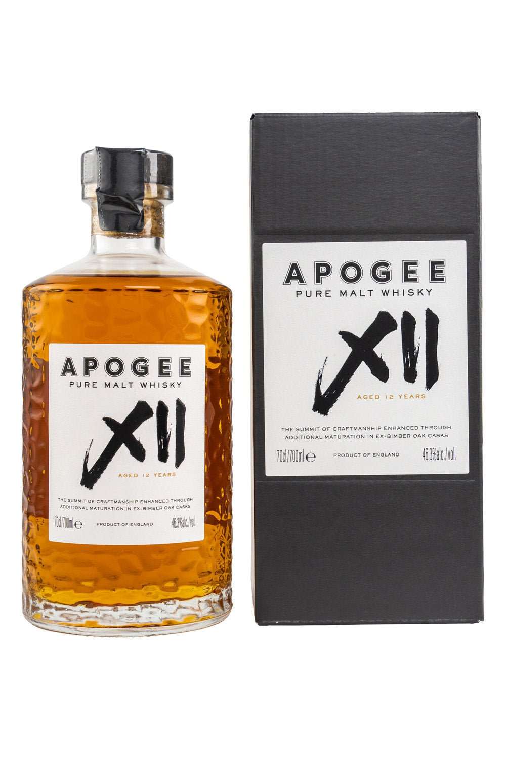 Apogee XII 12 Jahre Pure Malt Whisky By Bimber Distillery 46,3% vol. 700ml 1 - Maltimore - Premium Whisky Onlineshop