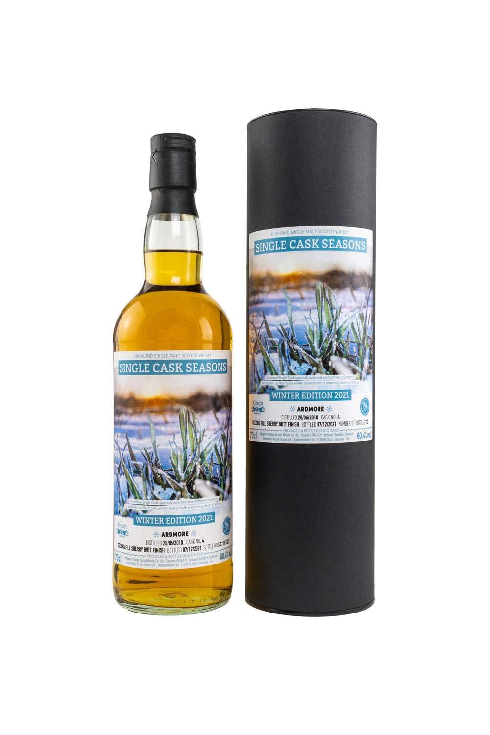Ardmore 2010/2021 Single Cask Seasons Winter 2021 #4 60,4% vol. 700ml 1 - Maltimore - Premium Whisky Onlineshop