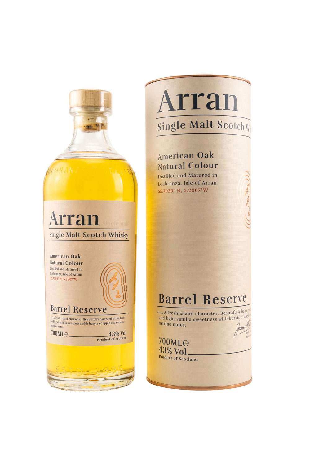 Arran Barrel Reserve Single Malt Scotch Whisky 43% vol. 700ml 1 - Maltimore - Premium Whisky Onlineshop