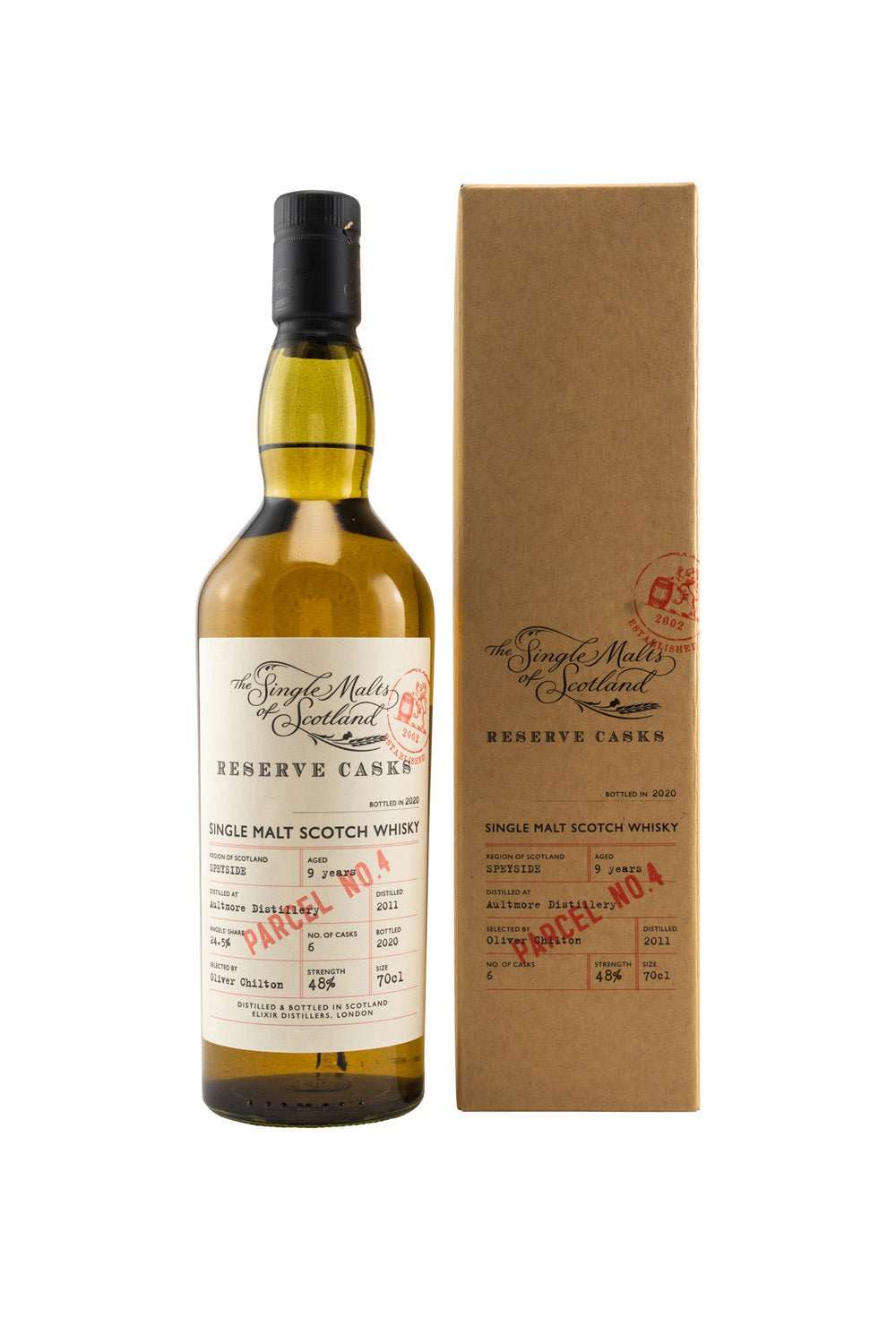 Aultmore 2011 Reserve Cask Parcel 4 Single Malts of Scotland (SMoS) 48% vol. 700ml 1 - Maltimore - Premium Whisky Onlineshop