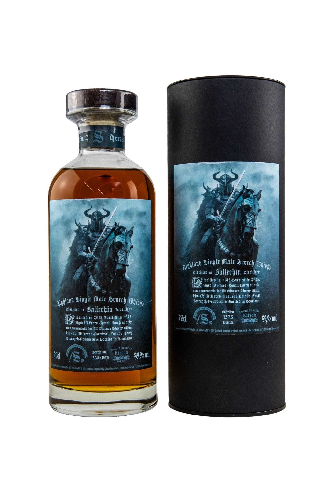 Ballechin 2013/2023 Horseman No.2 Signatory Vintage Cask Strength 59,9% vol. 700ml 1 - Maltimore - Premium Whisky Onlineshop