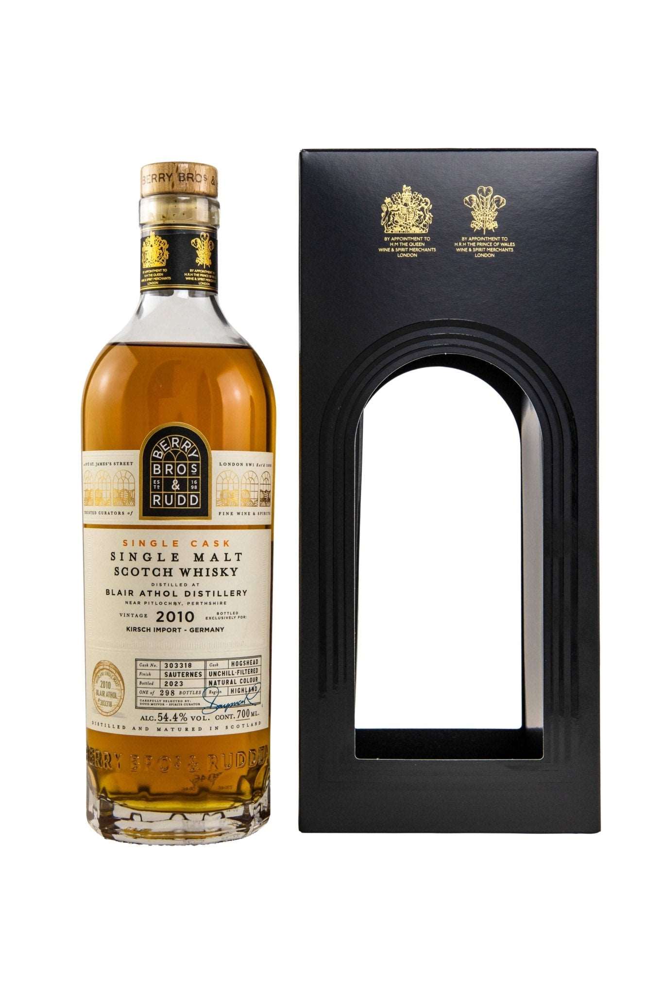Blair Athol 2010/2023 BR Berry Brothers Sauternes #303318 54,4% vol. 700ml 1 - Maltimore - Premium Whisky Onlineshop
