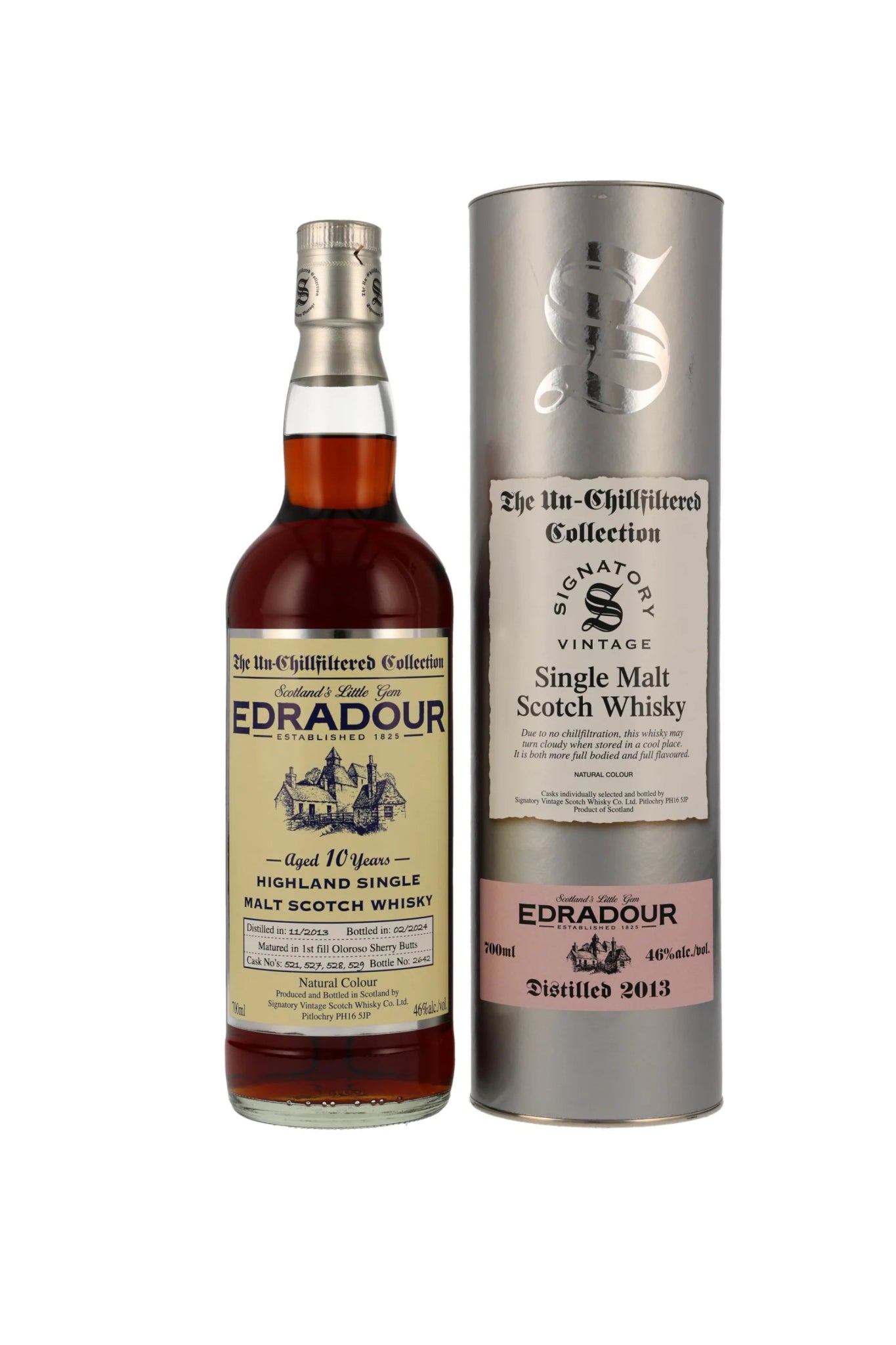 Edradour 2013/2024 SV The Un - Chillfiltered Collection Sherry Cask #521 #527 - 529 46% vol. 700ml 1 - Maltimore - Premium Whisky Onlineshop
