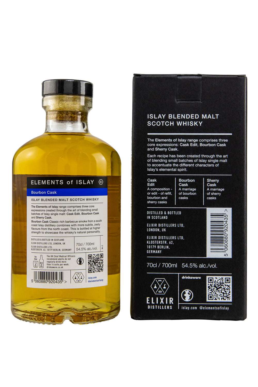 Elements of Islay Bourbon Cask Islay Blended Malt Scotch Whisky 54,5% vol. 700ml 2 - Maltimore - Premium Whisky Onlineshop
