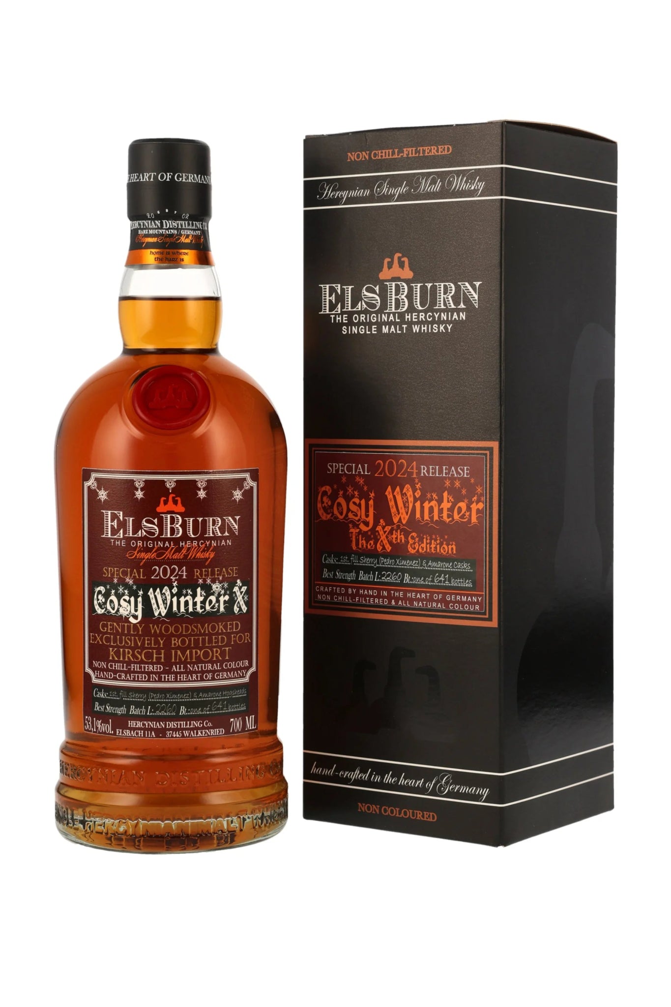 Elsburn Cosy Winter X 2024 Hercynian Single Malt Whisky 10. Edition 53,1% vol. 700ml 1 - Maltimore - Premium Whisky Onlineshop