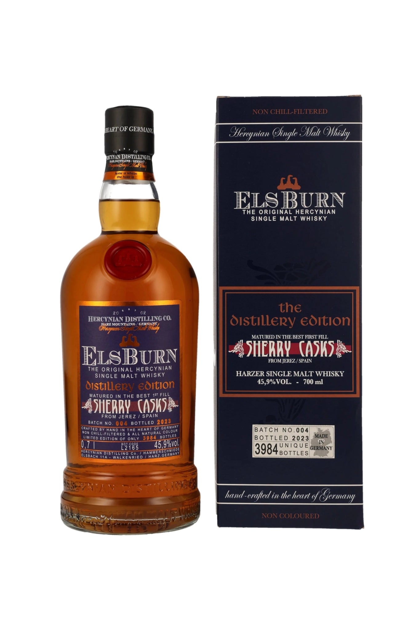 Elsburn The Distillery Edition 2023 Sherry Casks Batch 004 45,9% vol. 700ml 1 - Maltimore - Premium Whisky Onlineshop