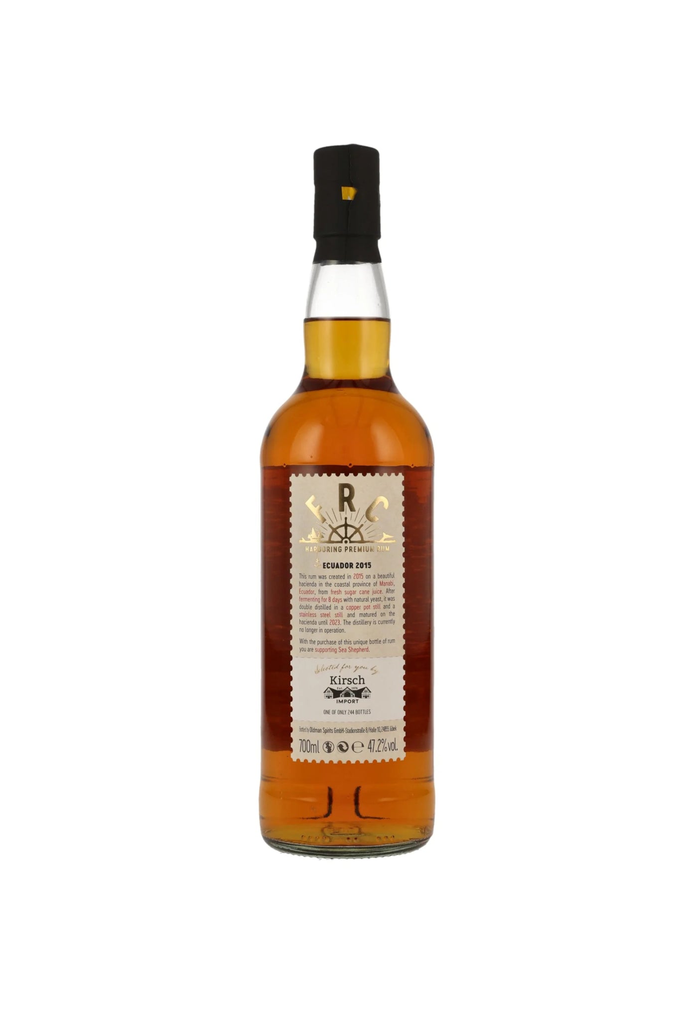 FRC Ecuador 2015/2023 Sea Shepherd Single Cask Rum 47,2% vol. 700ml - Maltimore - Premium Whisky Onlineshop