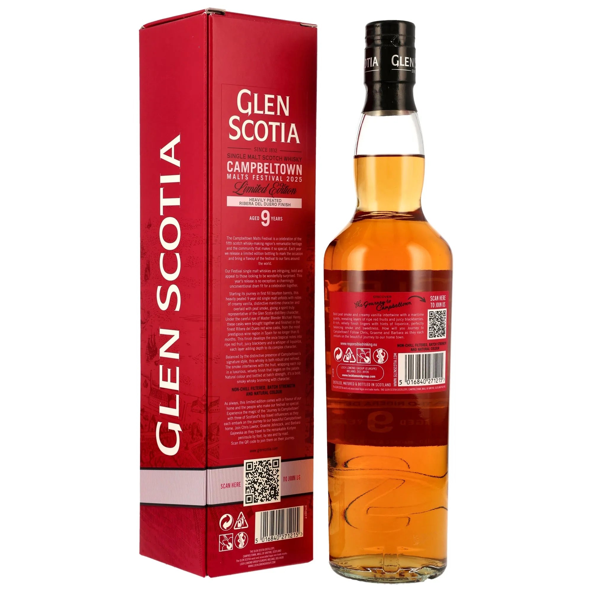 Glen Scotia 9 Jahre Festival Edition 2025 Ribera Del Duero Finish 54,3% vol. 700ml 2 - Maltimore - Premium Whisky Onlineshop
