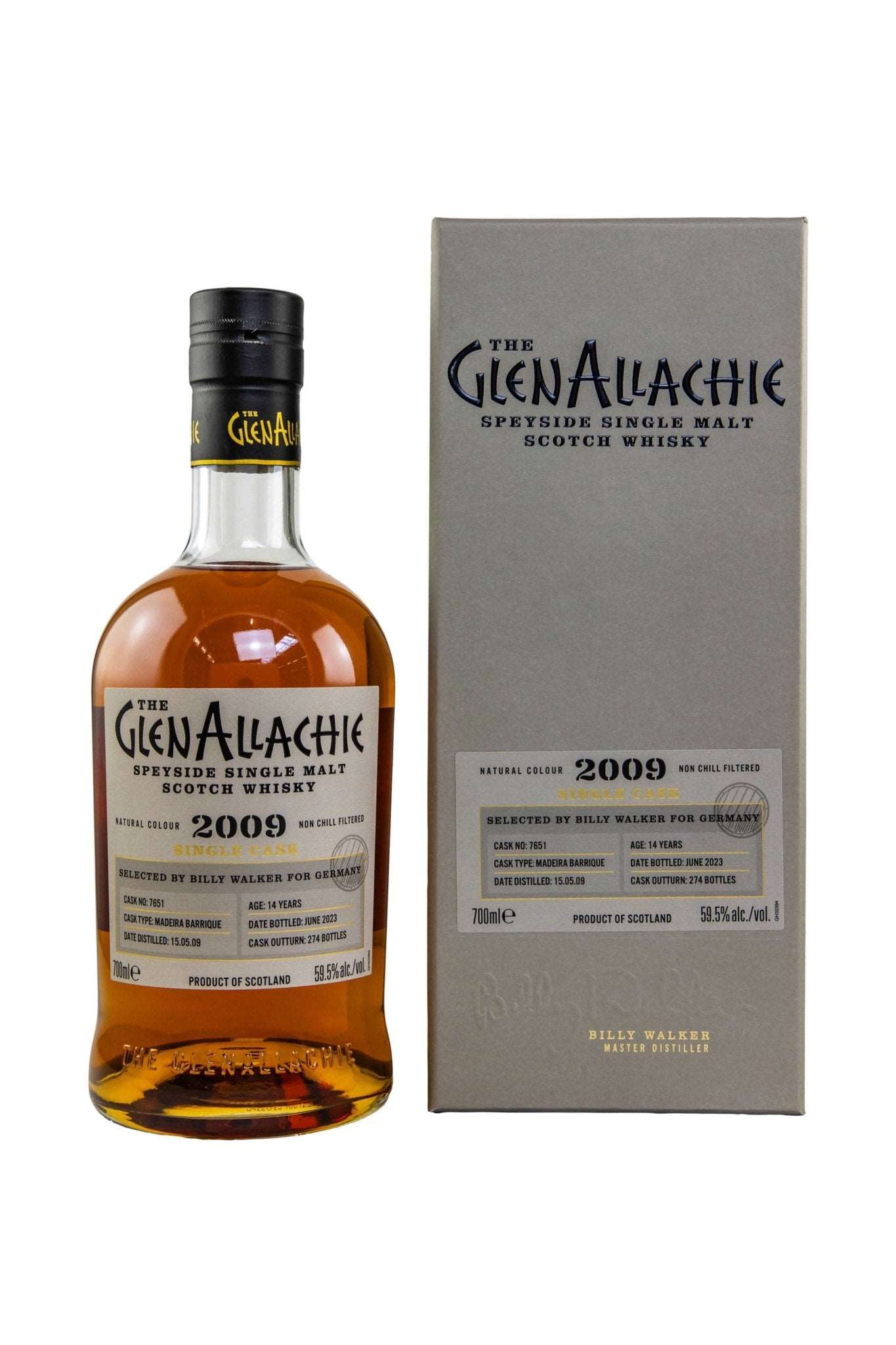 GlenAllachie 2009/2023 14 Jahre Madeira Barrique #7651 59,5% vol. 700ml 1 - Maltimore - Premium Whisky Onlineshop