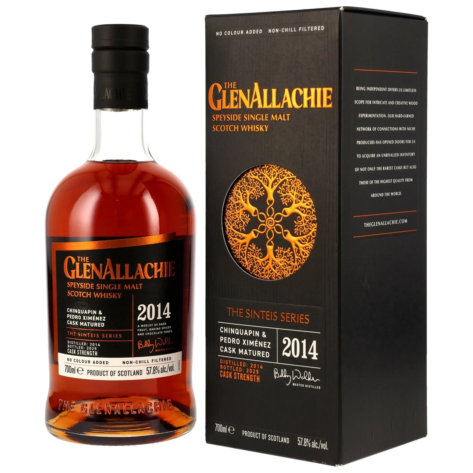 GlenAllachie 2014/2025 – Chinquapin & PX Casks Sinteis Series Part I 57,8% vol. 700ml 1 - Maltimore - Premium Whisky Onlineshop