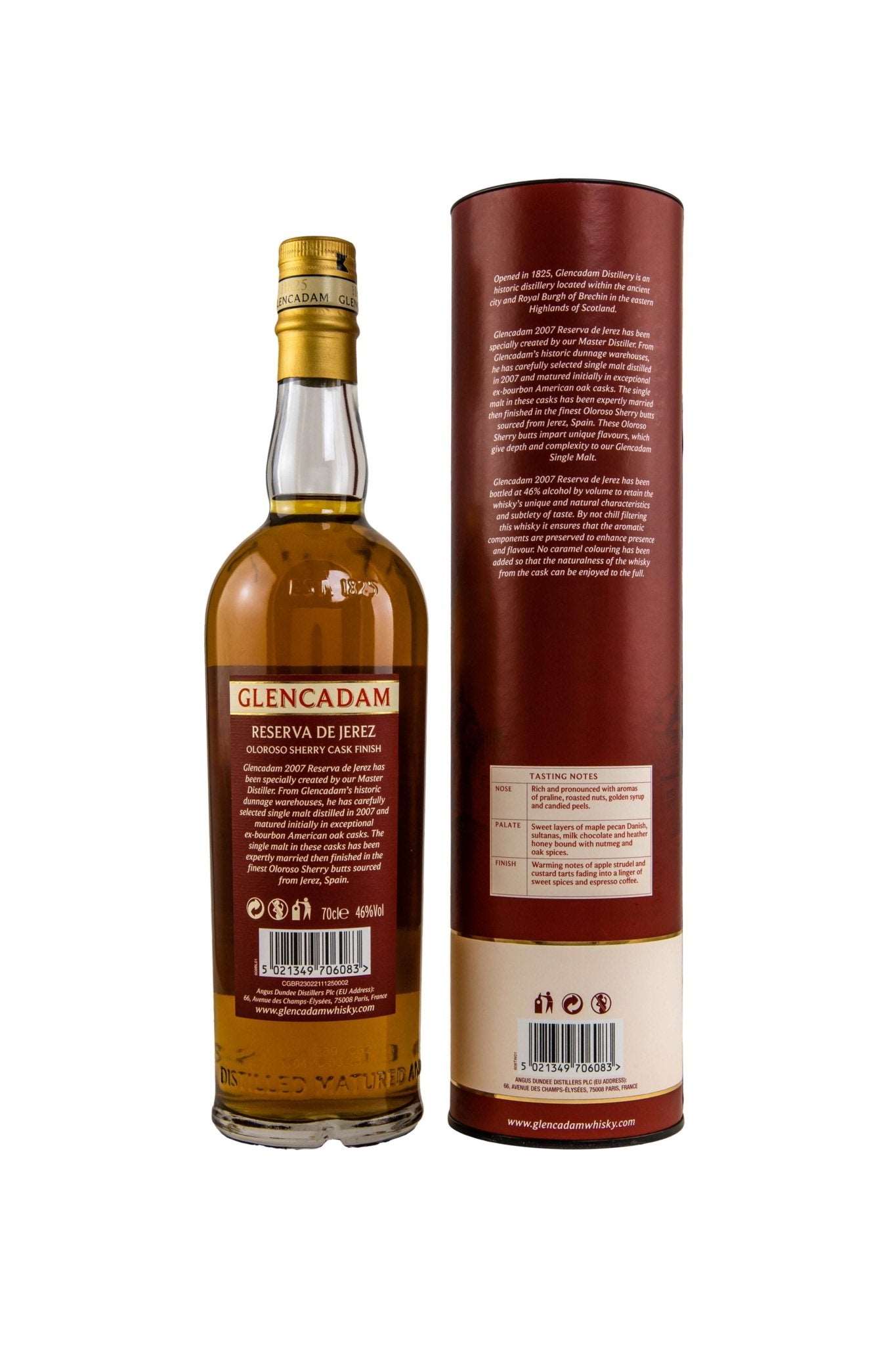 Glencadam 15 Jahre Reserva de Jerez Oloroso Cask 46% vol. 700ml 2 - Maltimore - Premium Whisky Onlineshop