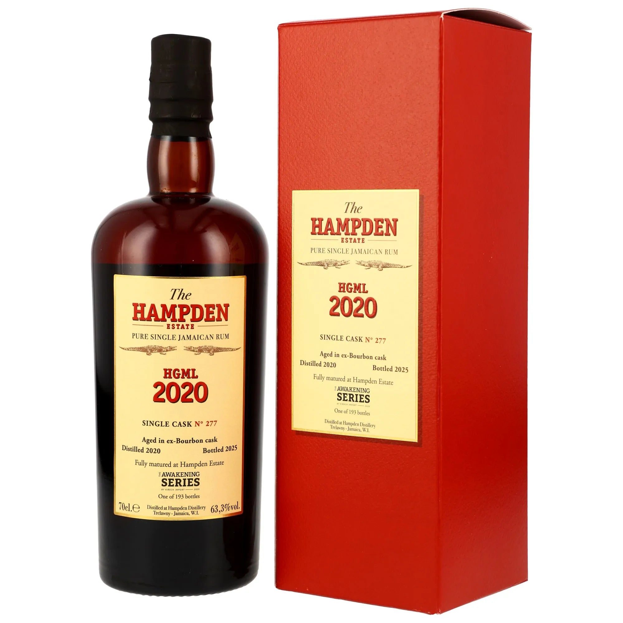 Hampden HGML 2020/2025 - 5 y.o. - ex - Bourbon Cask 277 - Awakening Series 63,3% vol. 700ml 1 - Maltimore.de - Premium Whisky Onlineshop