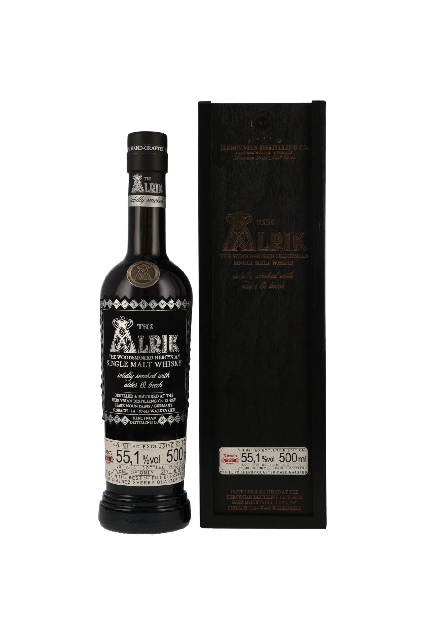 Hercynian The Alrik First Fill PX Quarter Cask Limited Exclusive Edition 2024 55,1% vol. 500ml 1 - Maltimore - Premium Whisky Onlineshop