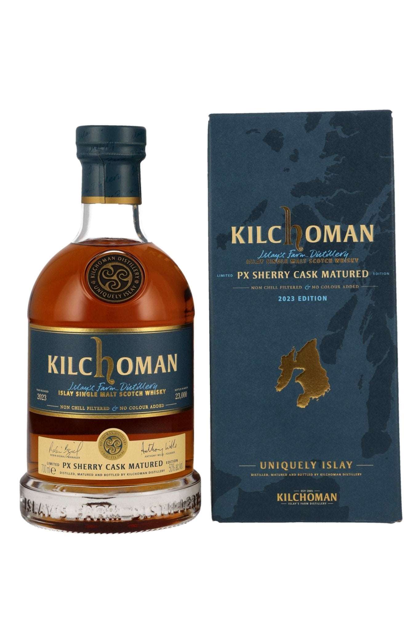 Kilchoman PX Sherry Cask Matured 2023 Edition Islay Whisky 50% vol. 700ml 1 - Maltimore - Premium Whisky Onlineshop