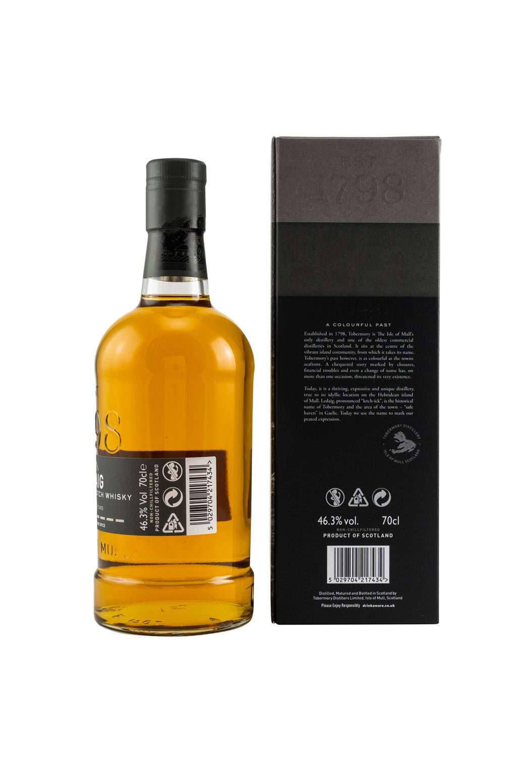 Ledaig 10 Jahre Single Malt Scotch Whisky 46,3% 700ml 2 - Maltimore - Premium Whisky Onlineshop
