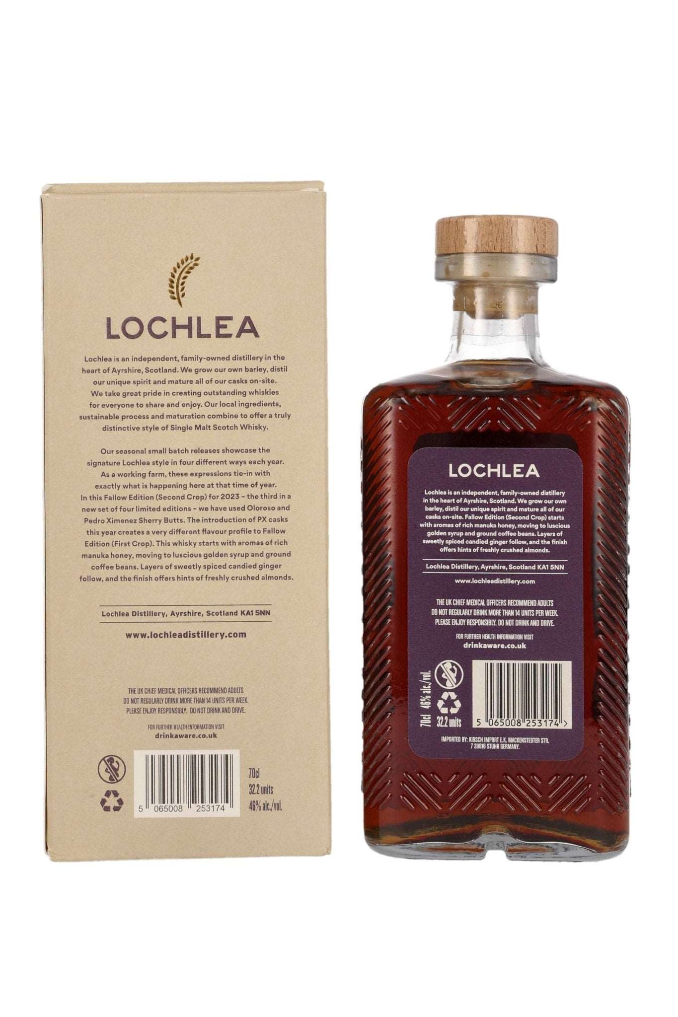 Lochlea Distillery Fallow Edition 2nd Crop Single Malt Scotch Whisky 46% vol. 700ml 2 - Maltimore - Premium Whisky Onlineshop