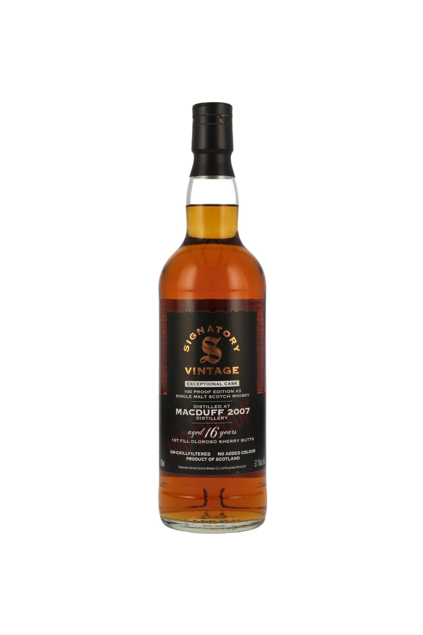 Macduff 2007 Signatory Vintage 100 Proof Exceptional Cask Edition #3 57,1% 700ml 1 - Maltimore - Premium Whisky Onlineshop