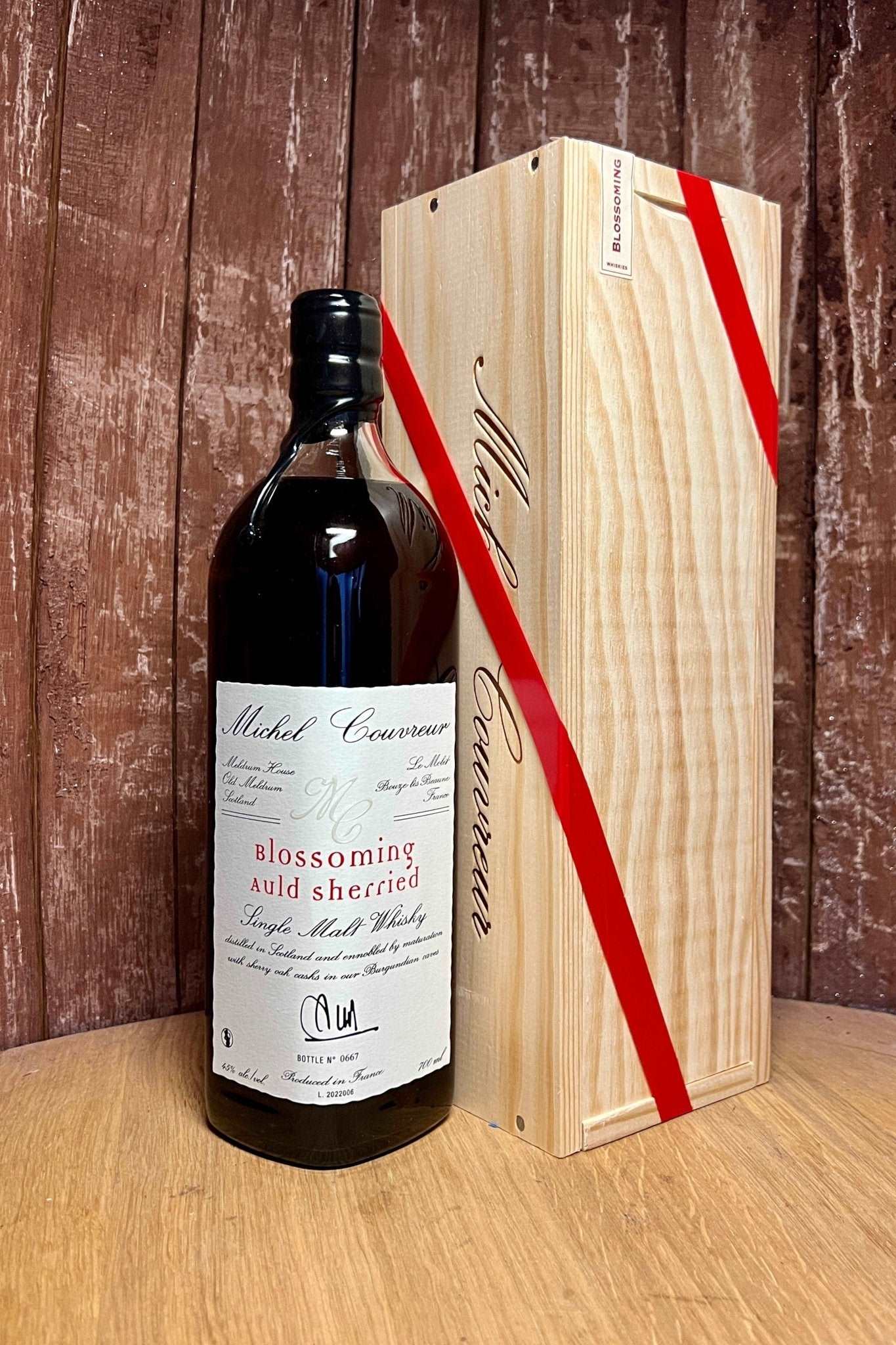 Michel Couvreur Blossoming Auld Sherried Single Malt Whisky MCo 45% vol. 700ml 1 - Maltimore - Premium Whisky Onlineshop