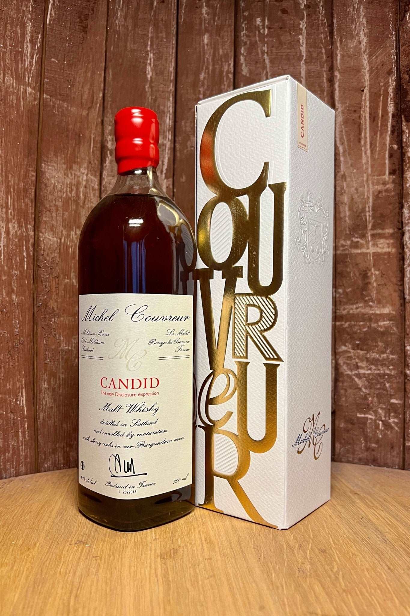 Michel Couvreur Candid Malt Whisky MCo 49% vol. 700ml 1 - Maltimore - Premium Whisky Onlineshop
