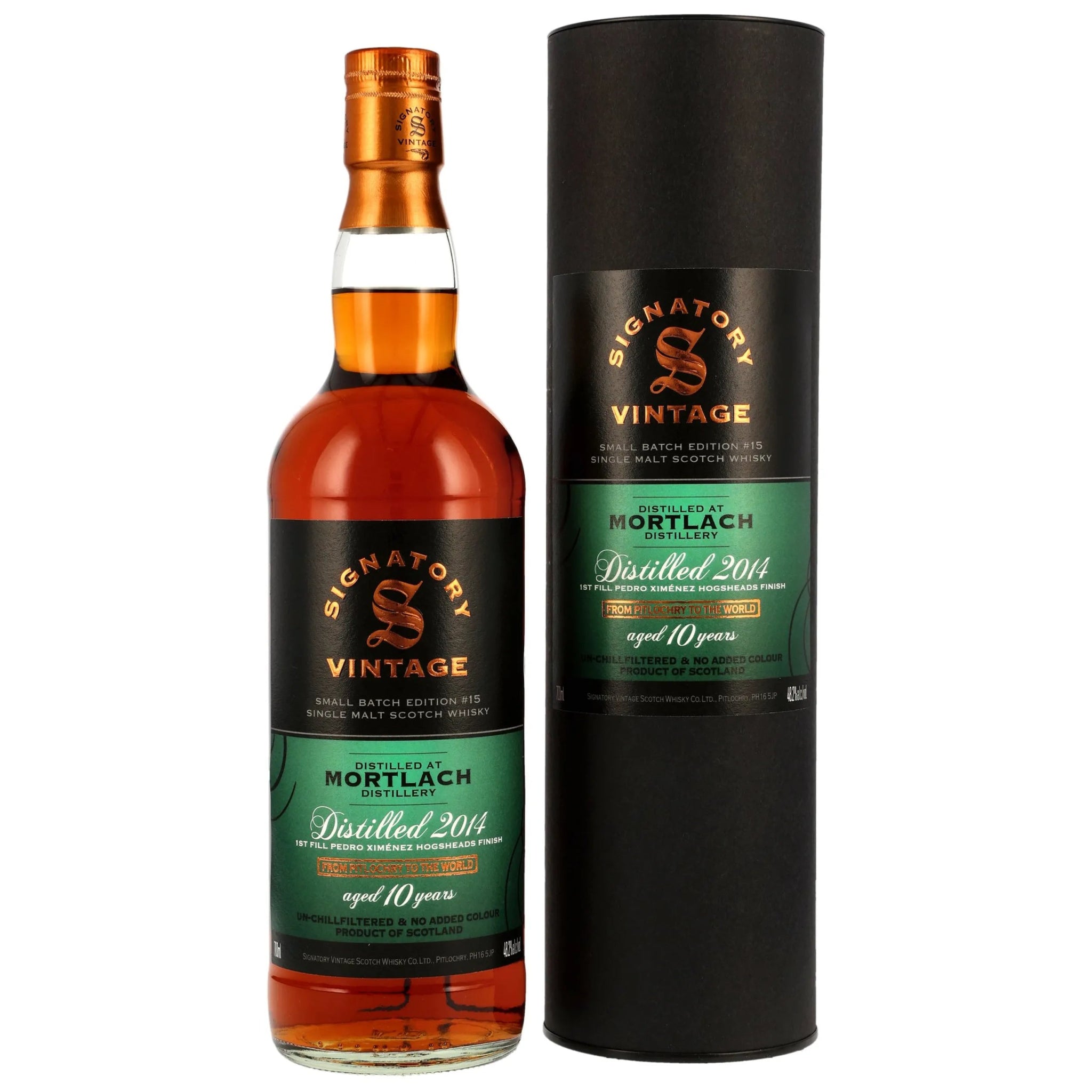 Mortlach 2014/2025 Signatory 1st Fill PX Finish Small Batch Edition #15 48,2% vol. 700ml 1 - Maltimore - Premium Whisky Onlineshop
