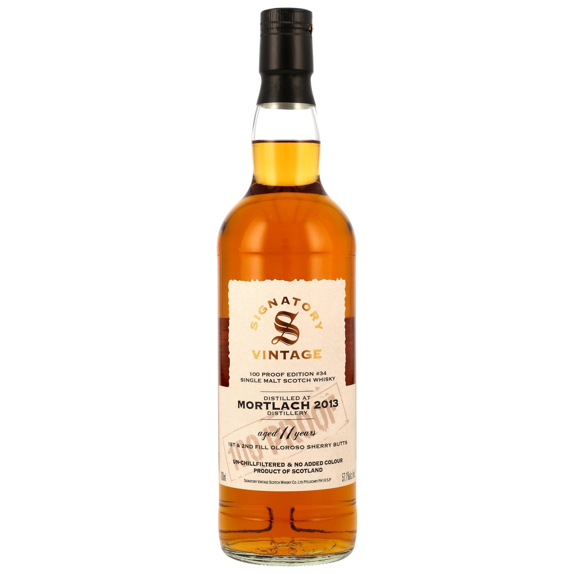 Mortlach SV 2013/2024 Signatory 100 PROOF Edition #34 57,1% vol. 700ml 1 - Maltimore - Premium Whisky Onlineshop
