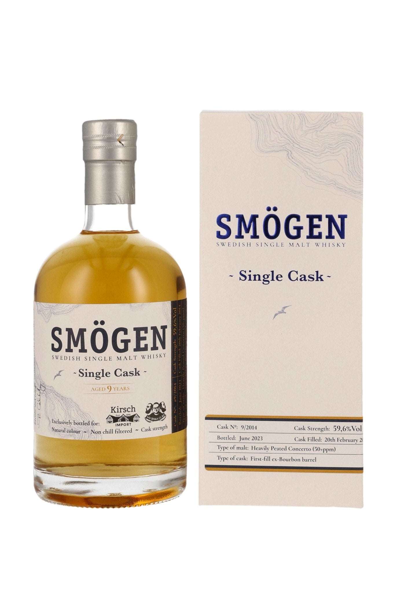 Smögen 2014/2023 9/2014 #9/2014 for Kirsch Import & WuDram Clan 59,6% vol. 500ml 1 - Maltimore - Premium Whisky Onlineshop