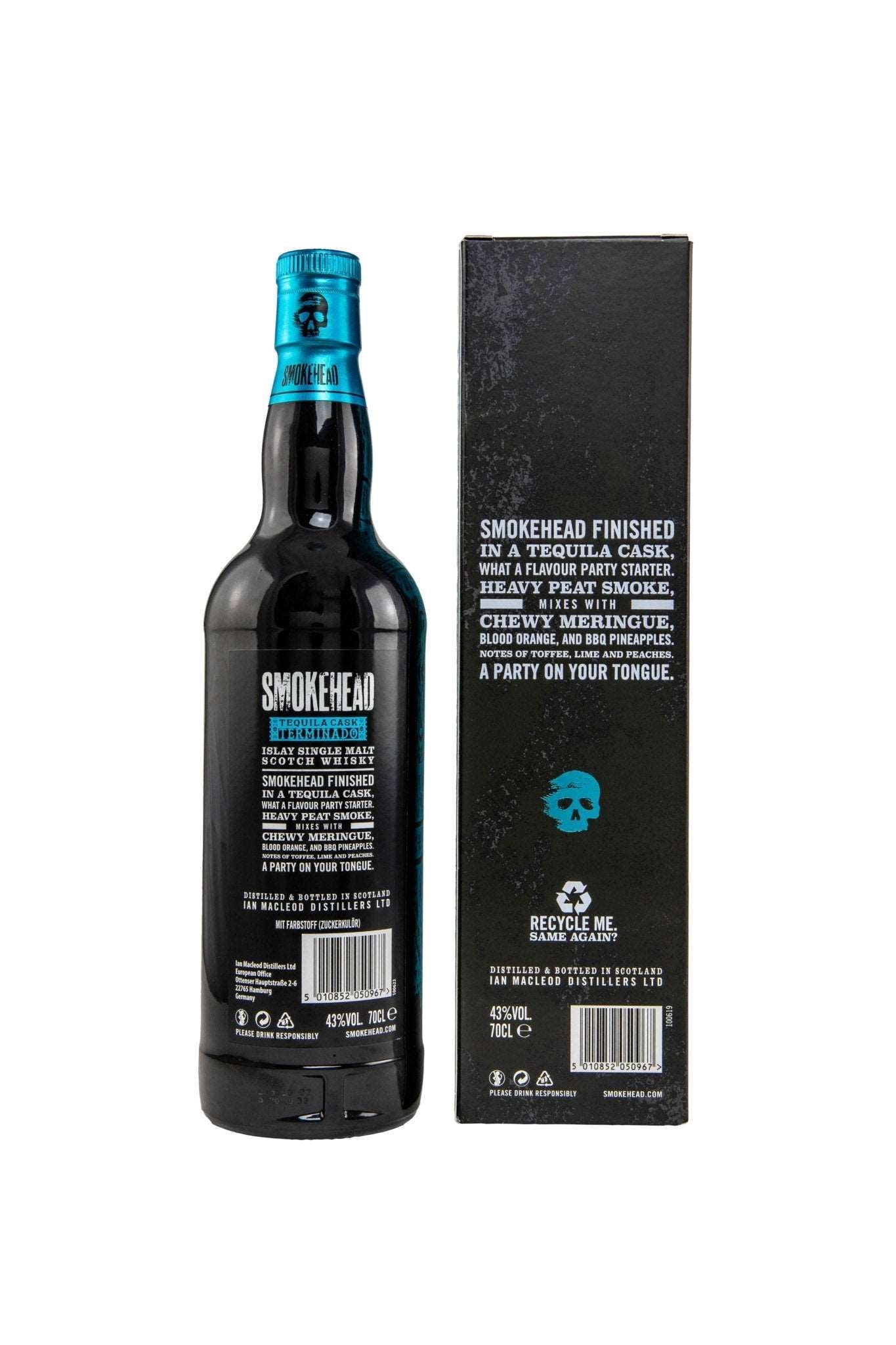 Smokehead Tequila Cask Islay Single Malt Scotch Whisky 43% vol. 700ml 2 - Maltimore - Premium Whisky Onlineshop