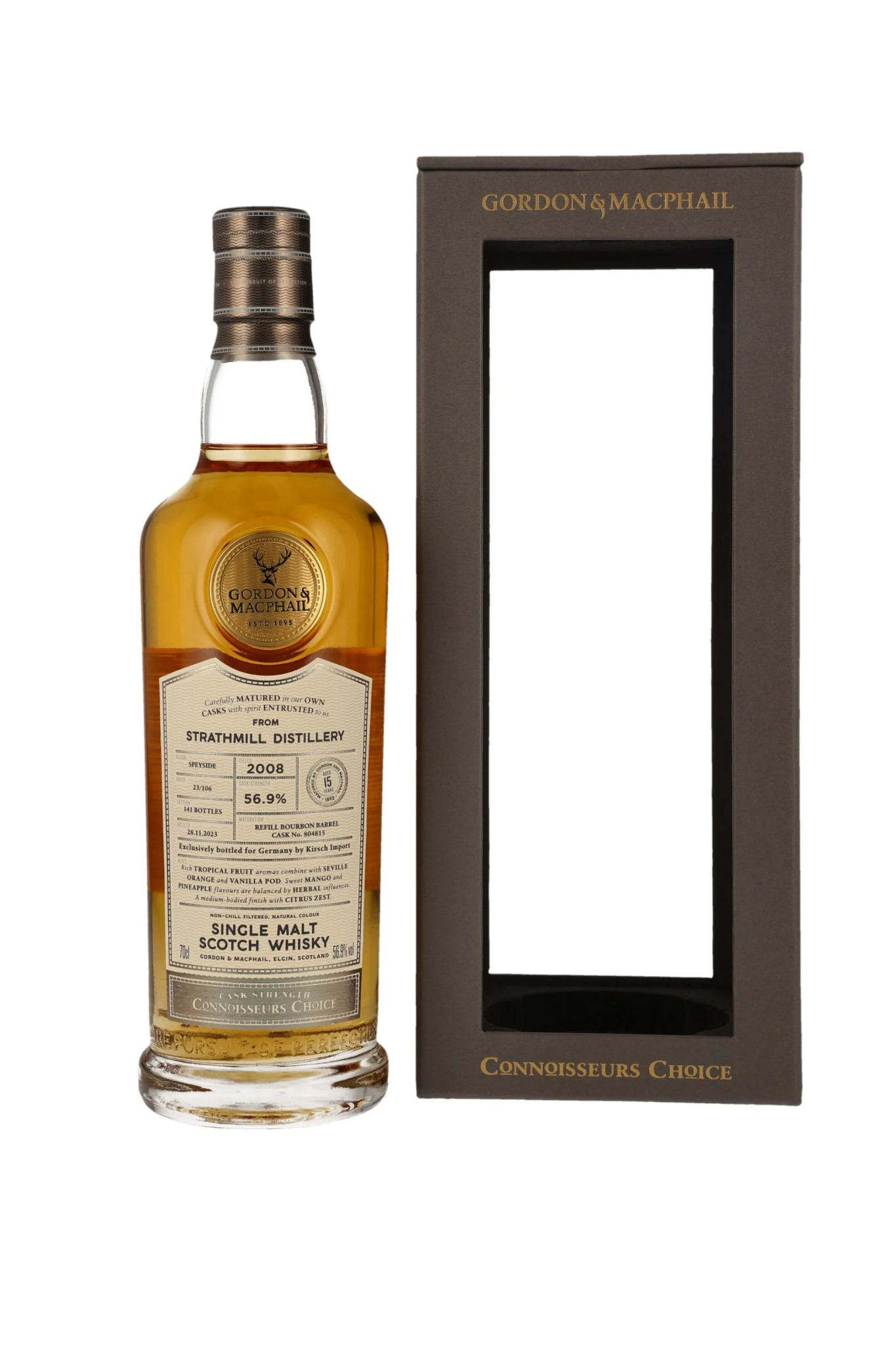Strathmill 2008/2023 G&M CC CS #804815 Kirsch 56,9% vol. 700ml 1 - Maltimore - Premium Whisky Onlineshop