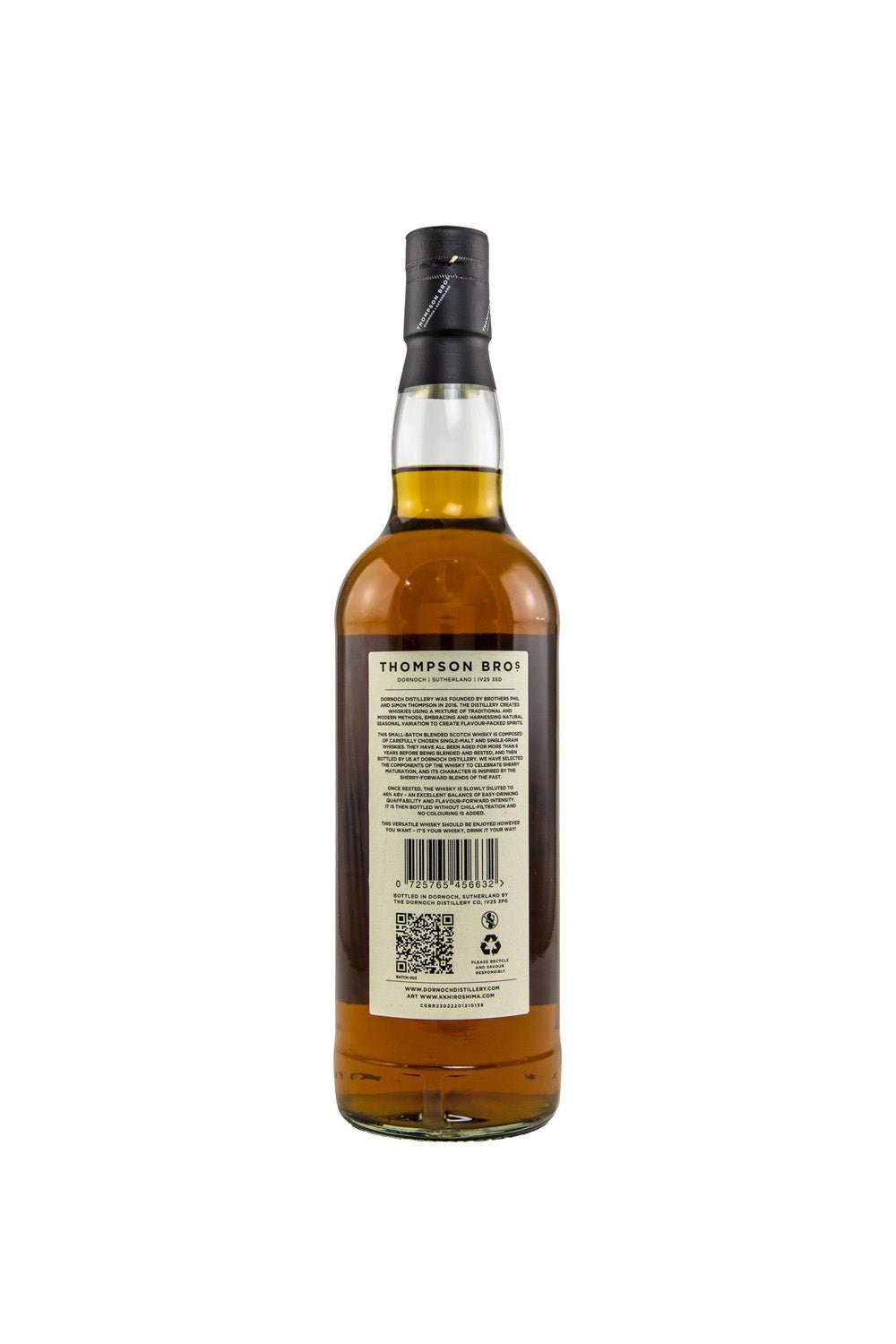 TB/BSW aged over 6 years Blended Scotch Whisky Thompson Bros. 46% vol. 700ml 2 - Maltimore - Premium Whisky Onlineshop