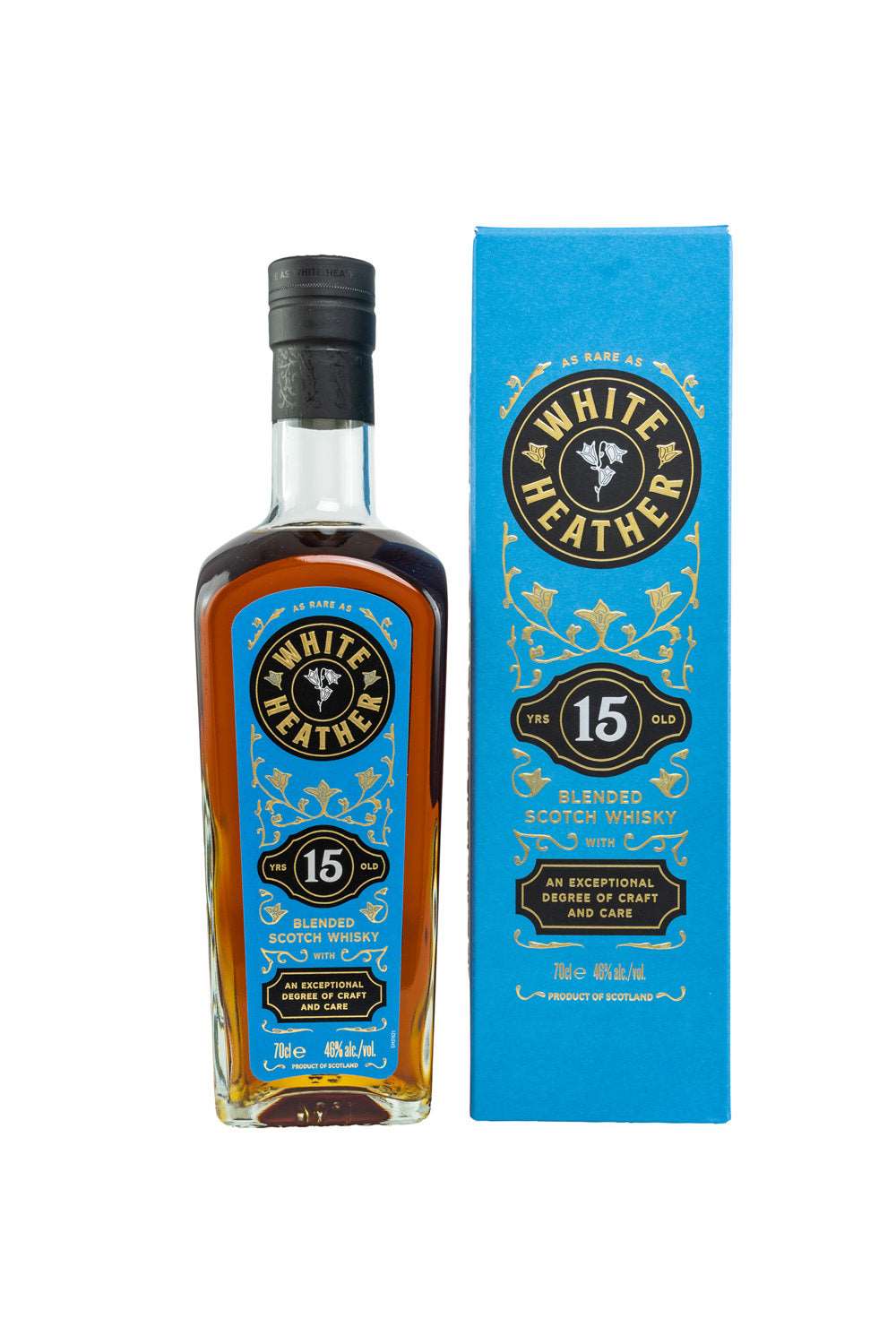 White Heather 15 y.o. Blended Scotch Whisky by Billy Walker 46% vol. 700ml 1 - Maltimore - Premium Whisky Onlineshop