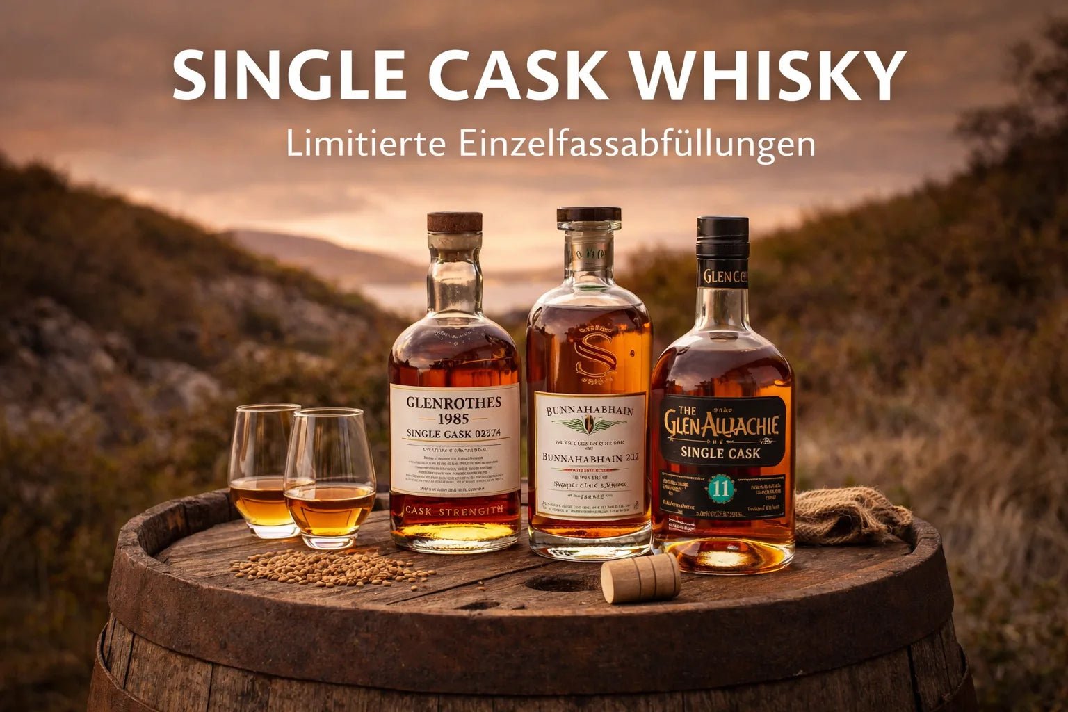 Single Cask Whisky – auch Einzelfass Whisky genannt – stammt aus nur einem einzigen Fass.