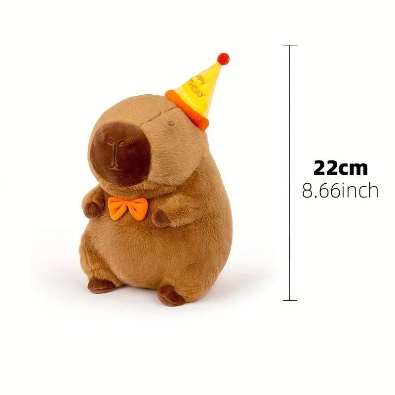 23 cm Capybara Kuscheltier – Niedliches Plüschspielzeug Capibara Capi Cabybara Capiwara Wasserschwein - Maltimore - Premium Whisky Onlineshop