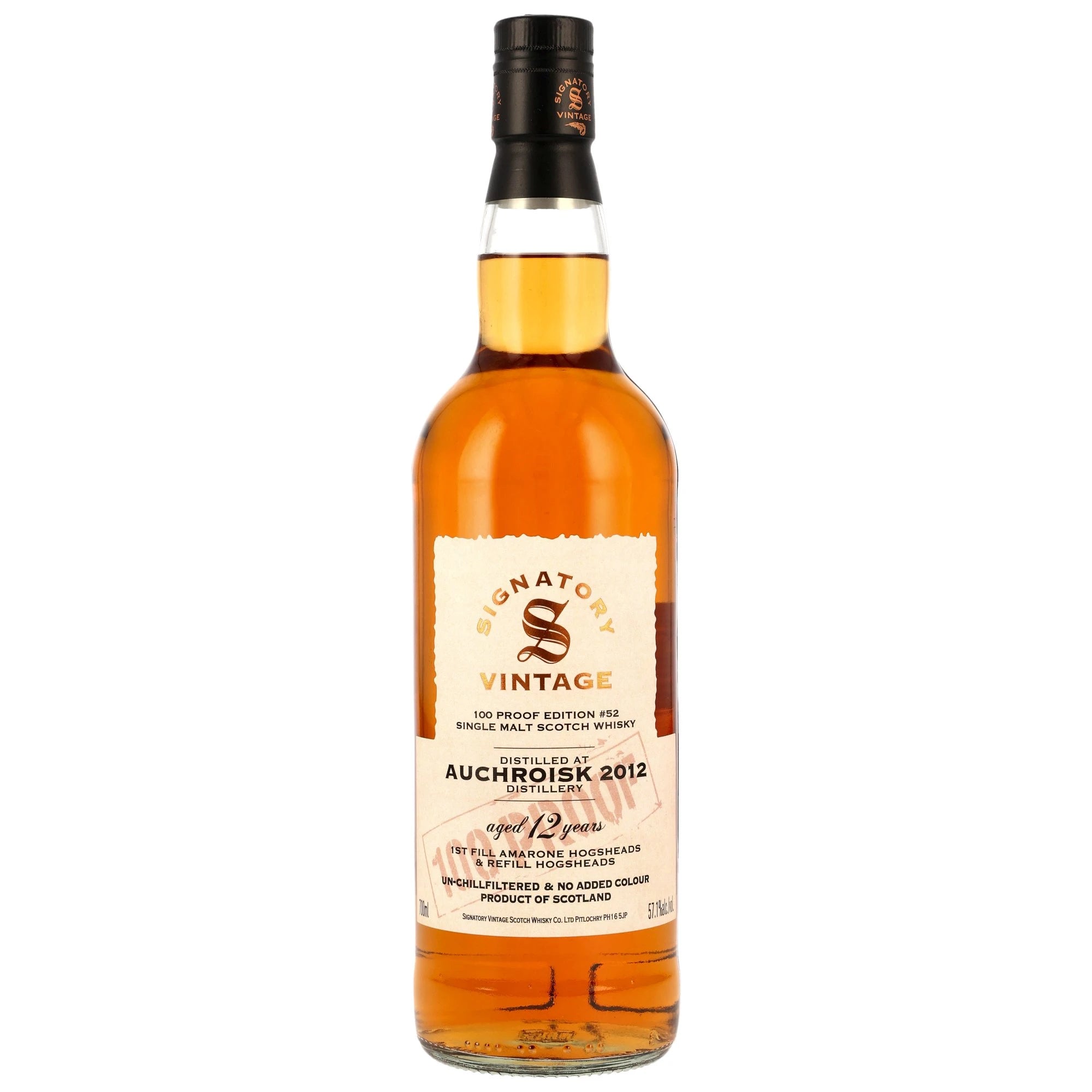Auchroisk 2012/2025 - 12 y.o. - Signatory 100 PROOF Edition #52 57,1% vol. 700ml