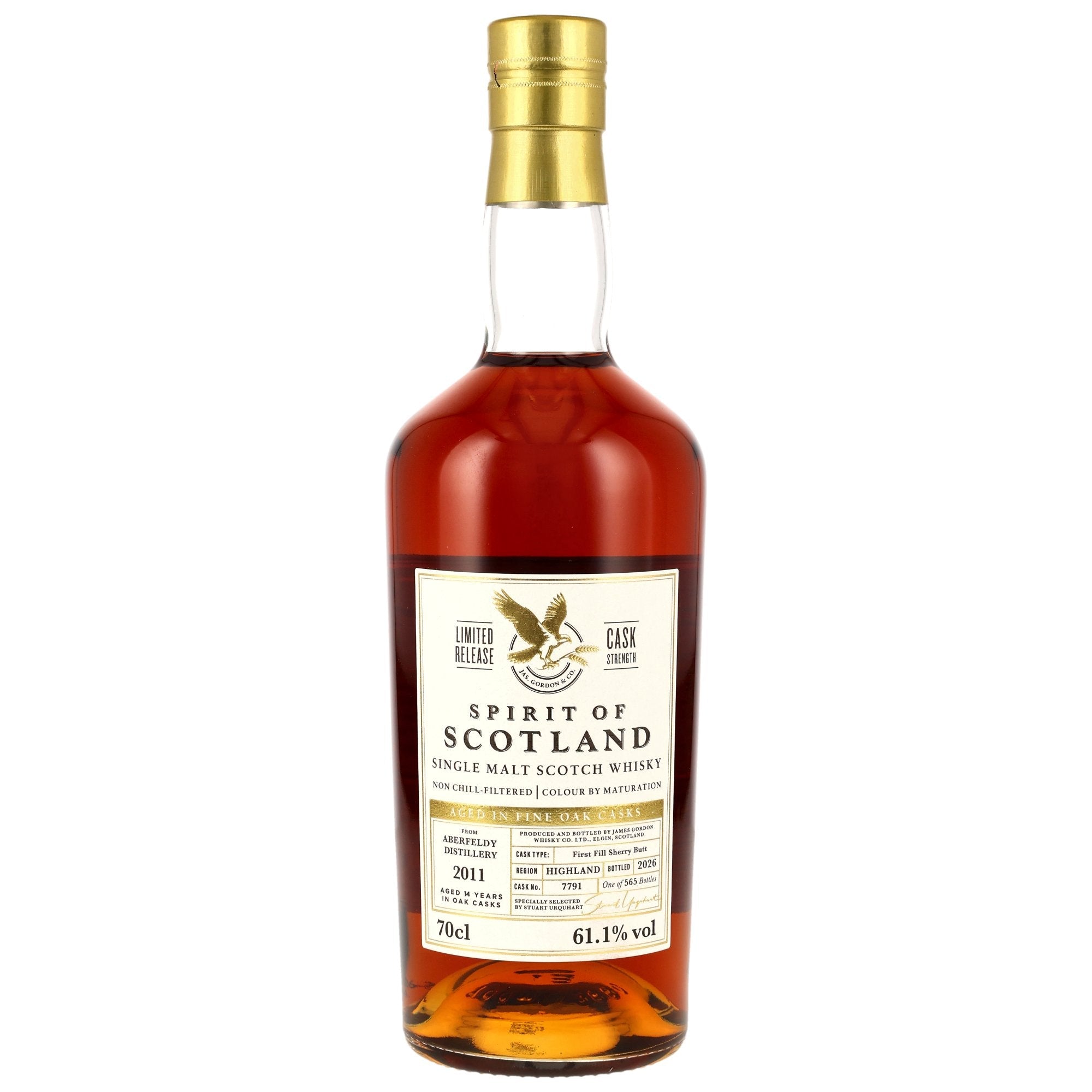 Aberfeldy 2011 GM Spirit of Scotland 1st Fill Sherry Butt 7791 61,1% vol. 700ml 1 - Maltimore.de - Premium Whisky Onlineshop