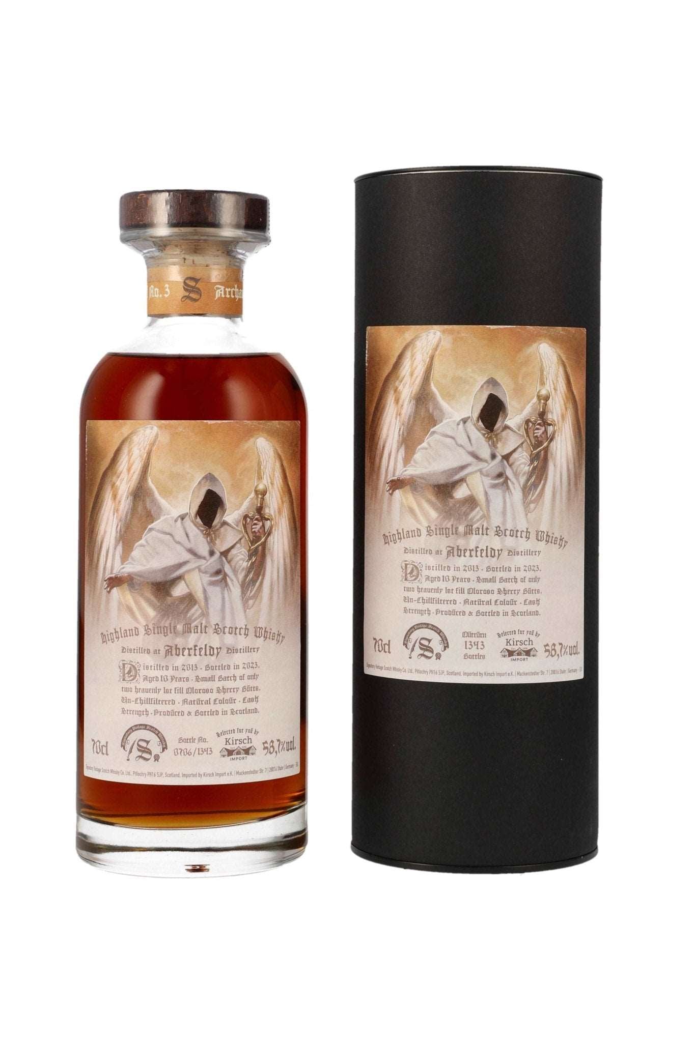 Aberfeldy 2013/2023 Archangel #3 Kirsch Signatory Vintage Cask Strength 58,7% vol. 700ml 1 - Maltimore - Premium Whisky Onlineshop
