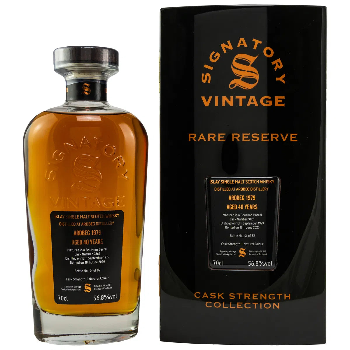 Ardbeg 1979/2020 40 Jahre #9861 Signatory Rare Reserve 56,8% vol. 700ml
