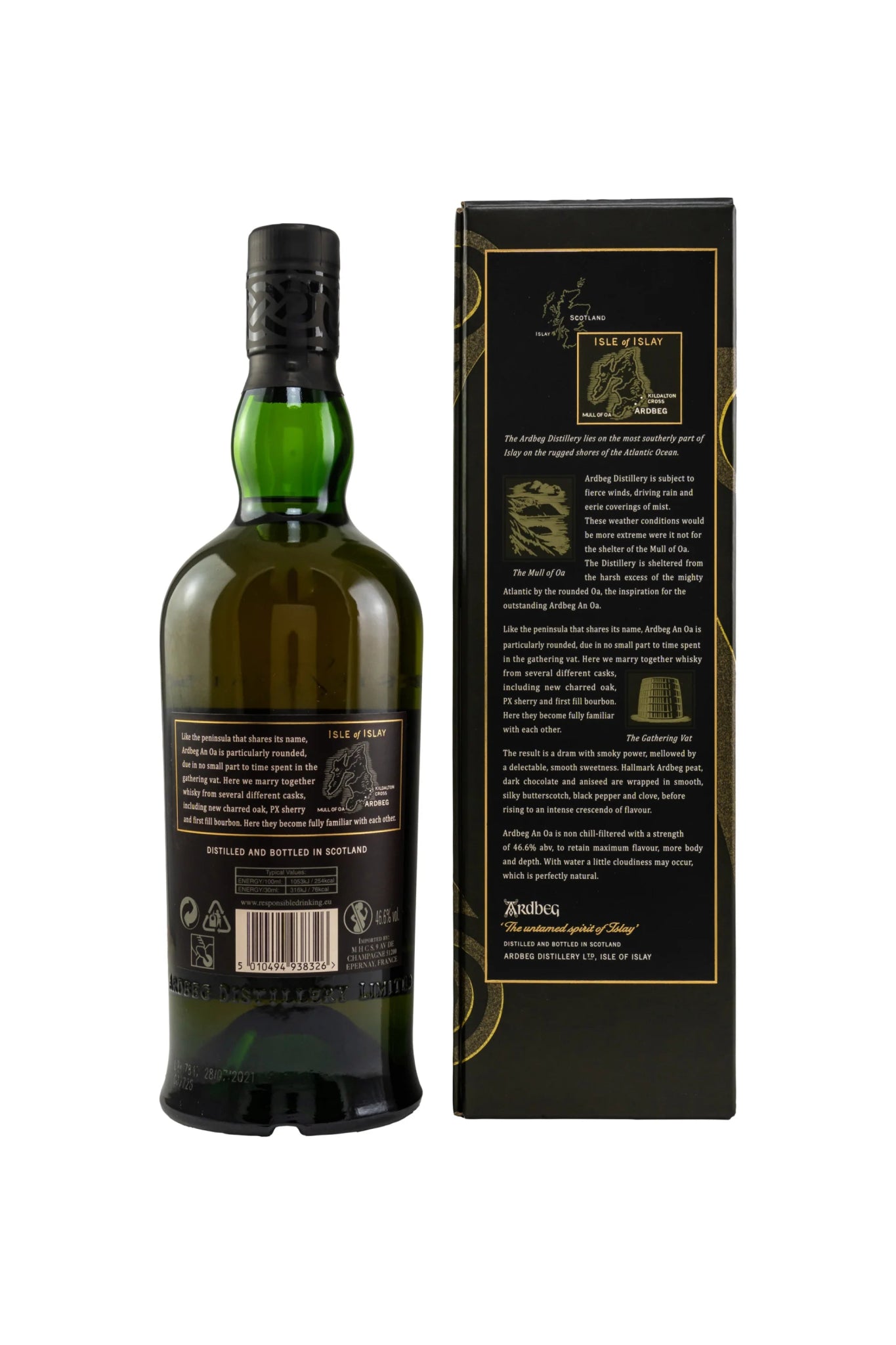 Ardbeg An Oa Islay Single Malt 46,6% vol. 700ml - Maltimore - Premium Whisky Onlineshop