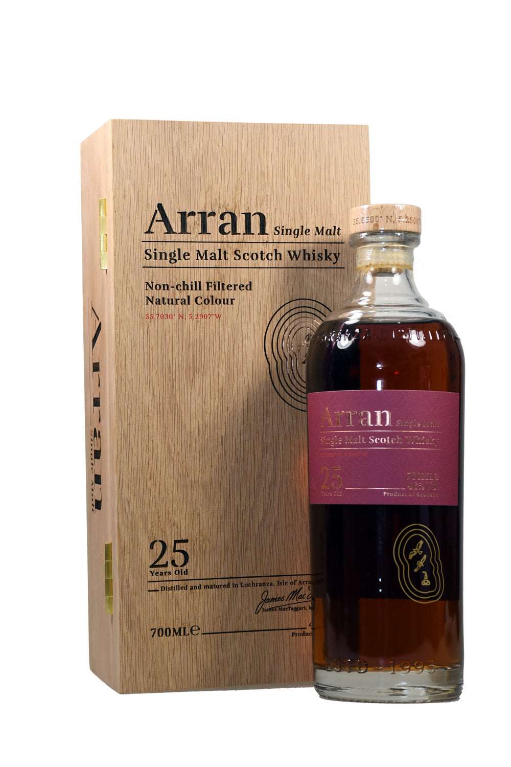 Arran 25 Jahre Single Malt Scotch Whisky 46% vol. 700ml - Maltimore - Premium Whisky Onlineshop