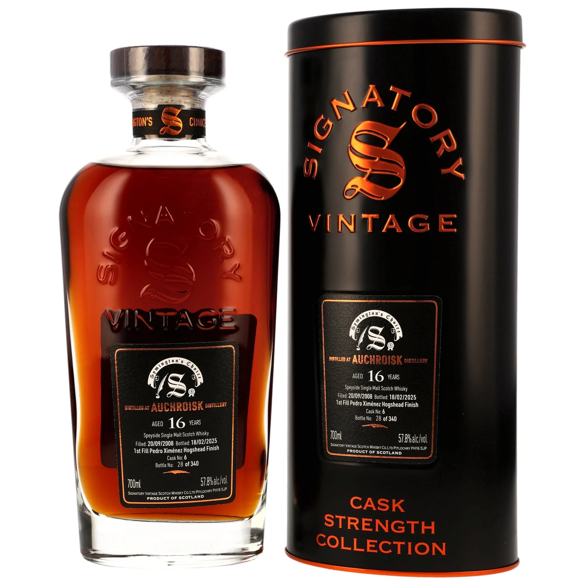 Auchroisk 2008/2025 Signatory Vintage Symington’s Choice 57,8% vol 700ml 1 - Maltimore - Premium Whisky Onlineshop