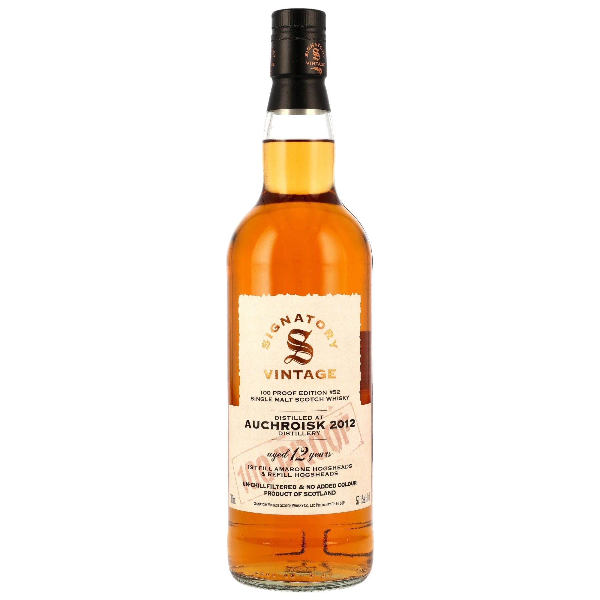 Auchroisk 2012/2025 - 12 y.o. - Signatory 100 PROOF Edition 52 57,1% vol. 700ml 1 - Maltimore.de - Premium Whisky Onlineshop