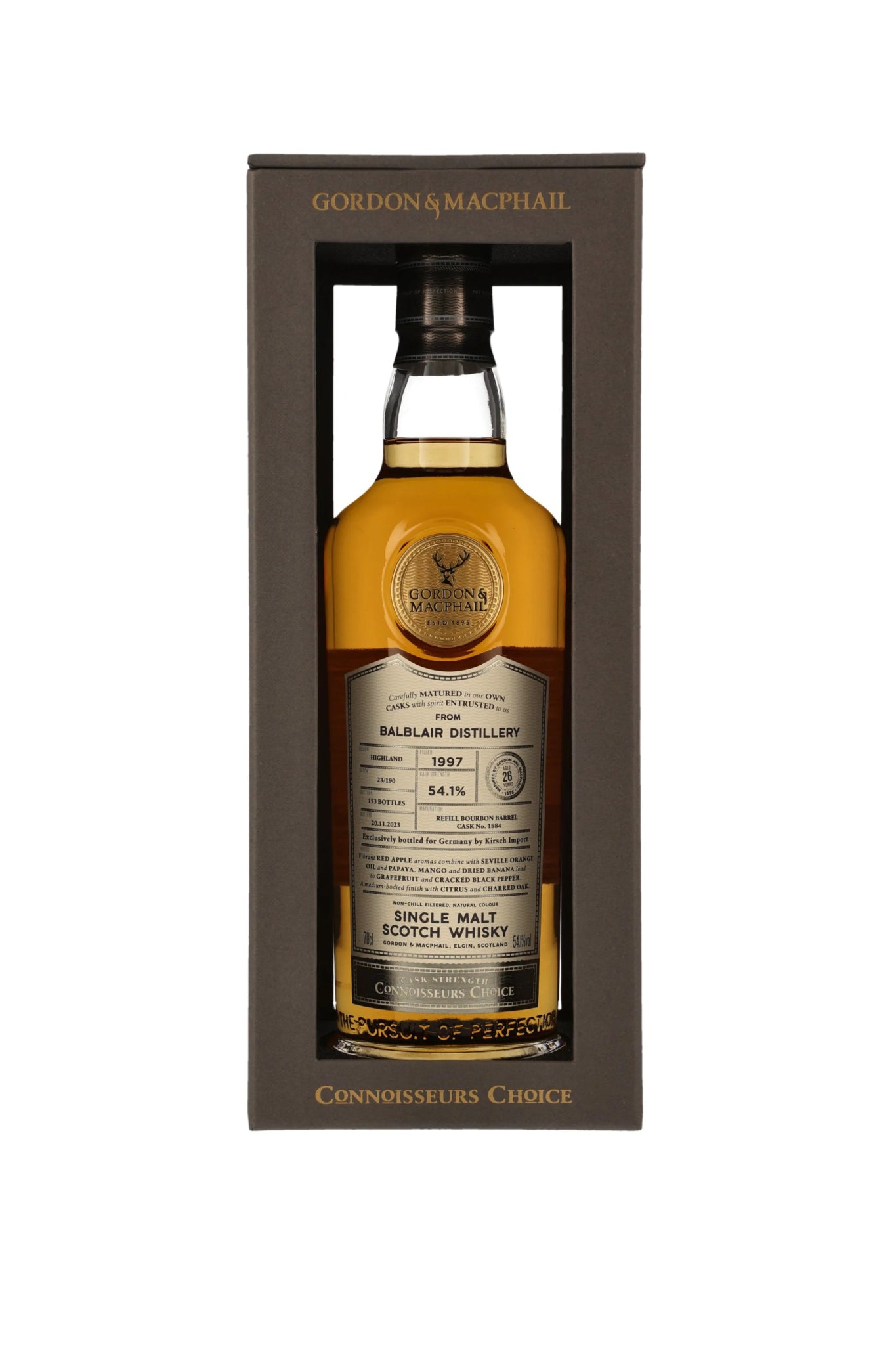 Balblair 1997/2023 Gordon & MacPhail CC CS #1884 G&M 54,1% vol. 700ml - Maltimore - Premium Whisky Onlineshop