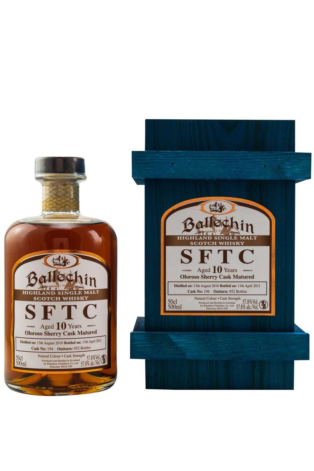 Ballechin SFTC 2010/2021 10 Jahre Oloroso Sherry Cask No.194 57,8% vol. 500ml - Maltimore - Premium Whisky Onlineshop