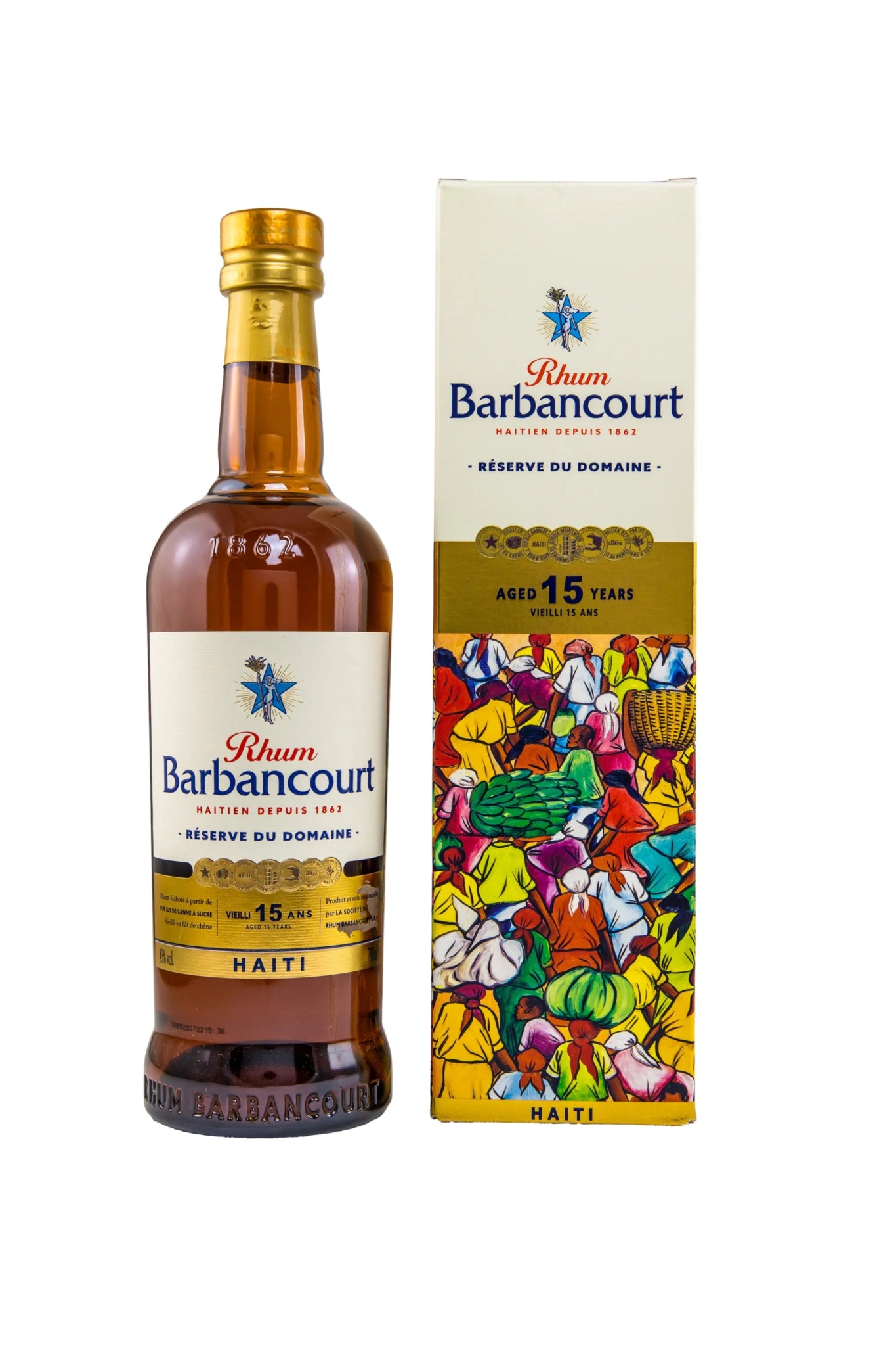 Barbancourt Rhum 15 y.o. Reserve du Domaine 43% vol. 700ml - Maltimore - Premium Whisky Onlineshop