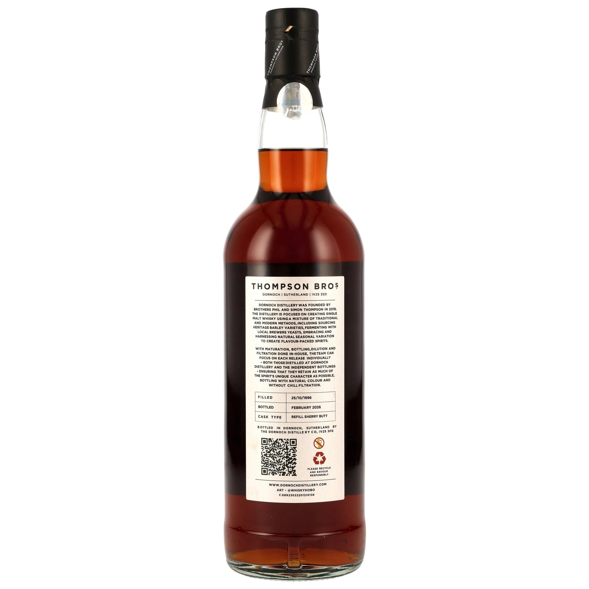 Ben Nevis 1996/2026 29 Jahre Refill Sherry Butt 1497 Thompson Bros. 48,9% vol. 700ml 2 - Maltimore.de - Premium Whisky Onlineshop