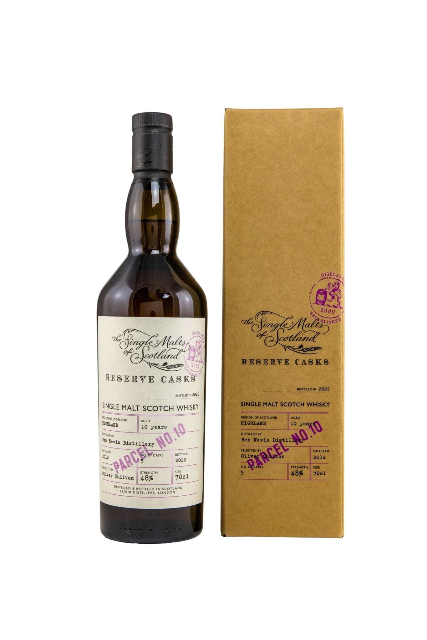 Ben Nevis 2012 SMOS Reserve Casks Parcel No.10 48% vol. 700ml - Maltimore - Premium Whisky Onlineshop