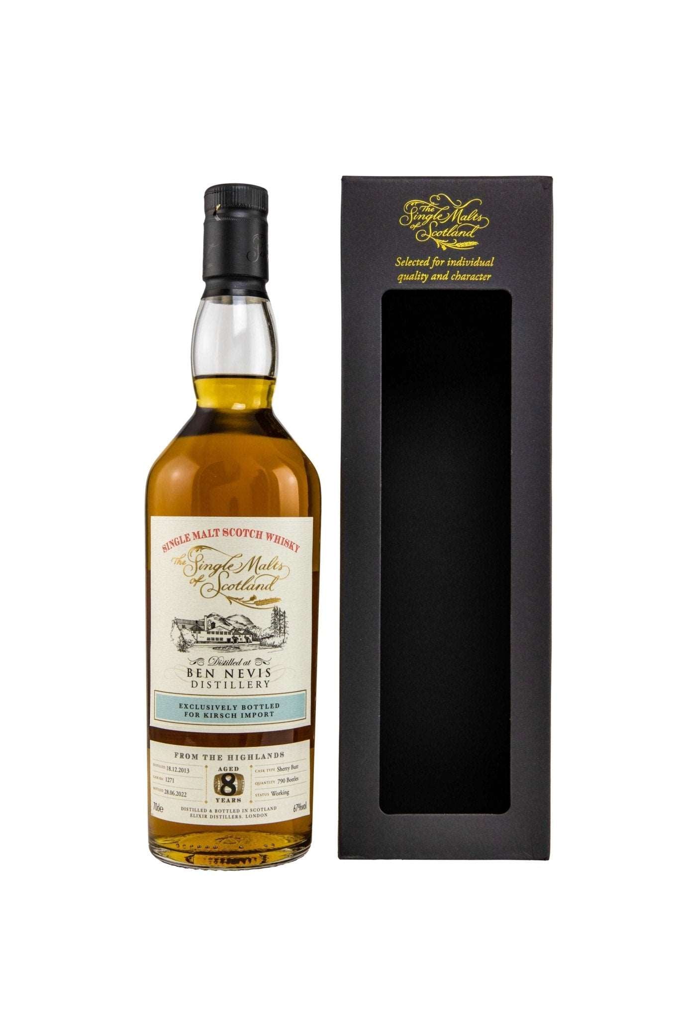 Ben Nevis 2013 The Single Malts of Scotland SMOS Sherry Butt #1271 67% vol. 700ml - Maltimore - Premium Whisky Onlineshop