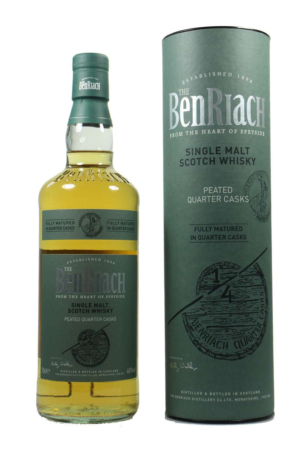 Benriach Peated Quarter Casks 46% 700ml - Maltimore - Premium Whisky Onlineshop