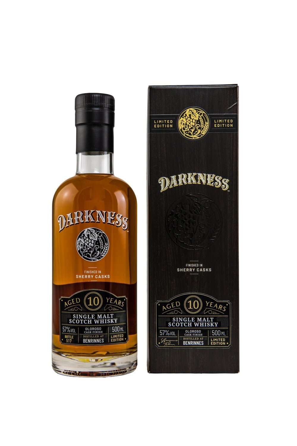 Benrinnes 10 Jahre Oloroso Sherry Octave Finish Kirsch Import Darkness 57% vol. 500ml - Maltimore - Premium Whisky Onlineshop